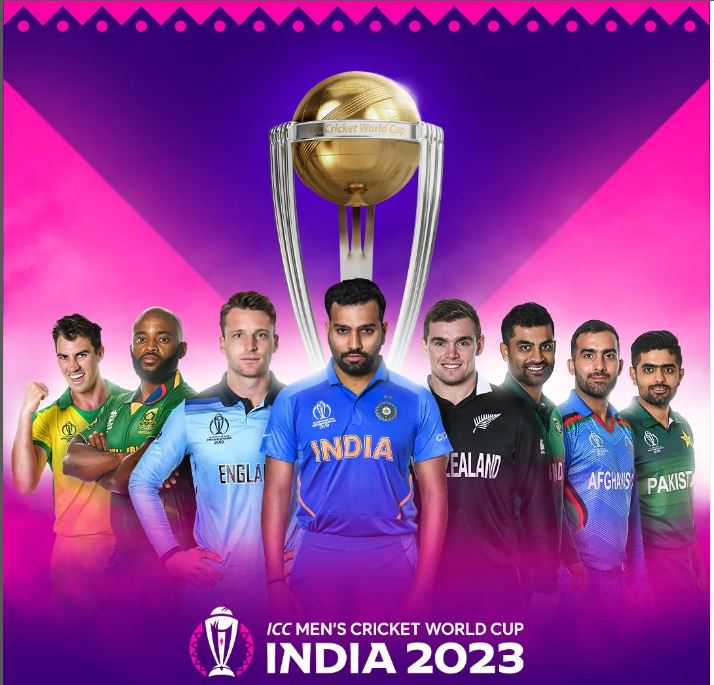 All 10 Participating Teams in ICC men's World Cup 2023 Squad Match Schedule and Top 5 Players ODI Stat and Current Ranking